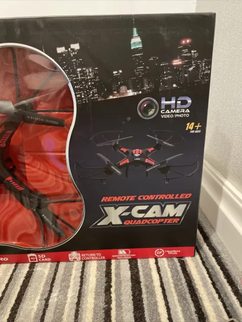 Remote Controlled X-cam Quadcopter by Flying Gadget - New never opened 2