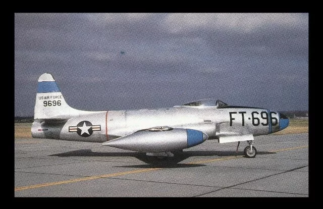 Usa 1987 Postcard Lockheed F-80C Shooting Star Air Force Jet Dayton - North Sc