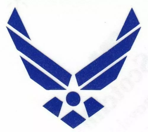 Highly Reflective Blue Decal Air Force USAF Fire Helmet Sticker Highly Reflective Blue Decal Air Force USAF Fire Helmet Sticker