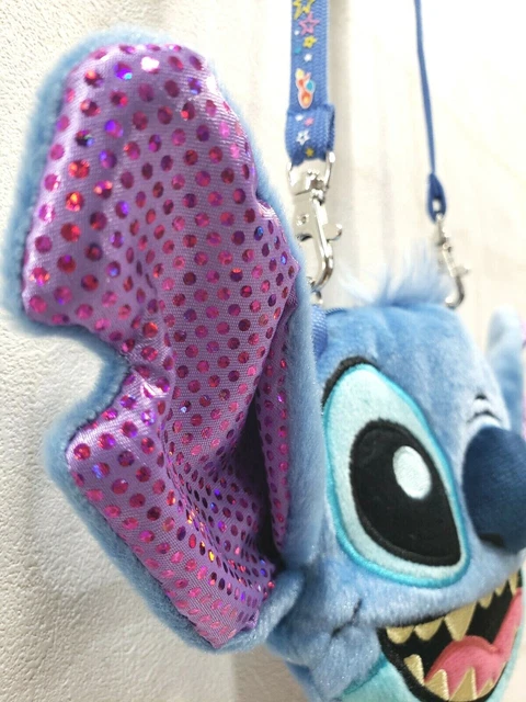 TOKYO DISNEY RESORT Lilo and Stitch Pass Case Sequins Pouch Coin Holder ...