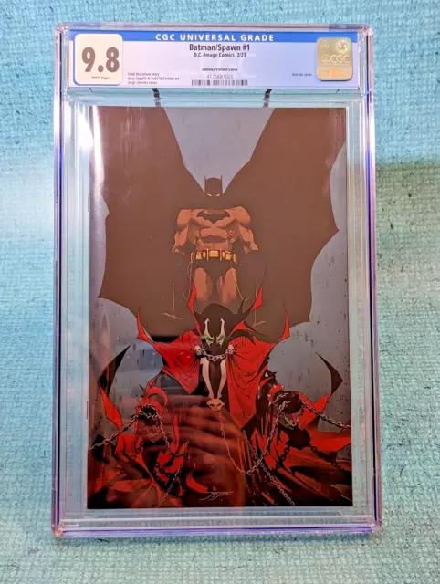 Batman Spawn #1 CGC 9.8 Jimenez virgin variant cover Todd Mcfarlane