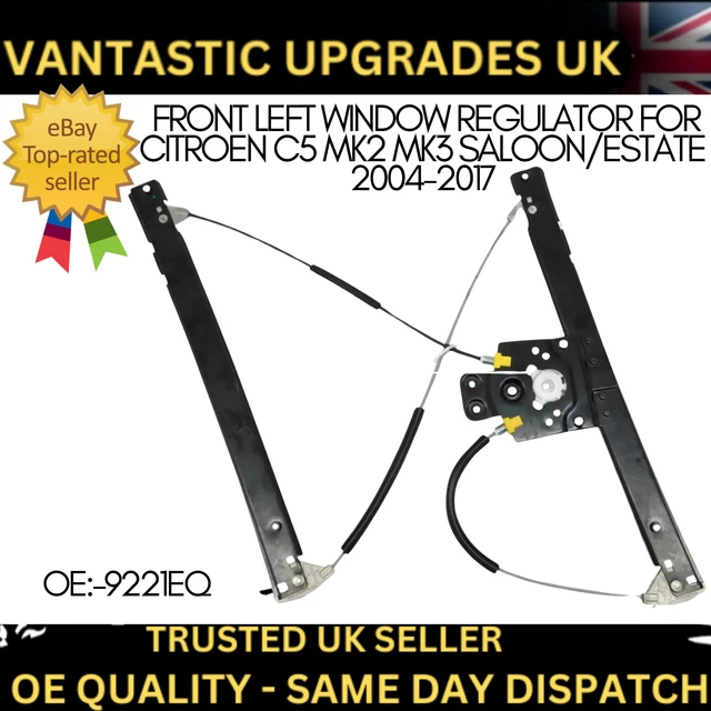 ELECTRIC WINDOW REGULATOR FRONT RIGHT DRIVER Side 9222fx For Citroen C5 Mk3