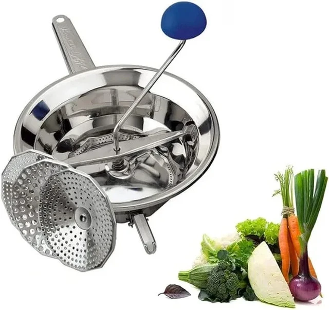 OMAC Passatutto Manuale Ø20cm - In Plastica E Legno Per Passare Verdure E Pomodori - Foto 5