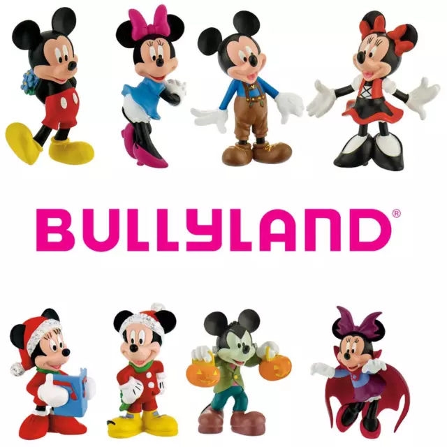 Disney Bullyland Micky Maus & Minnie Maus Mickey Mouse & Minnie Mouse