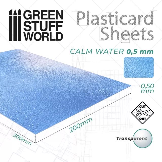 Calm Water Sheet - Rippled Water Effect - Basing Scenery Miniature Diorama 2