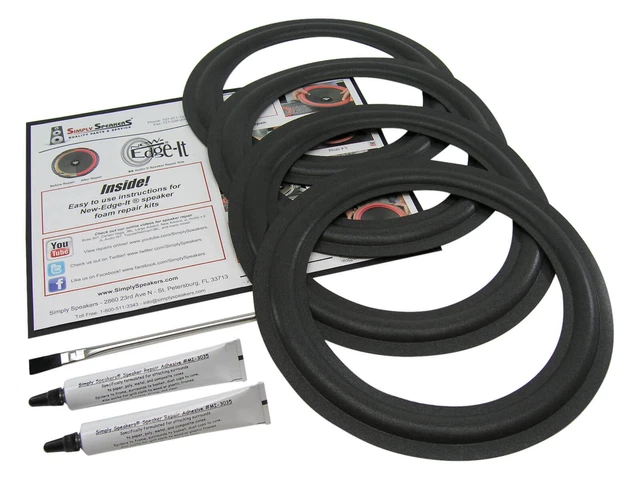 Boston Acoustics VR500, VR970, VR975 Speaker Foam Repair Kit - 10" Surround Replacement (1BOS10) - Restore Your Vintage Speakers