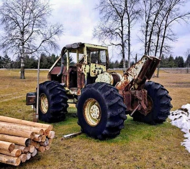 1975 Garrett C5D Tree Farmer Logging Skidder Rebuilt Detroit Diesel, Timber Jack