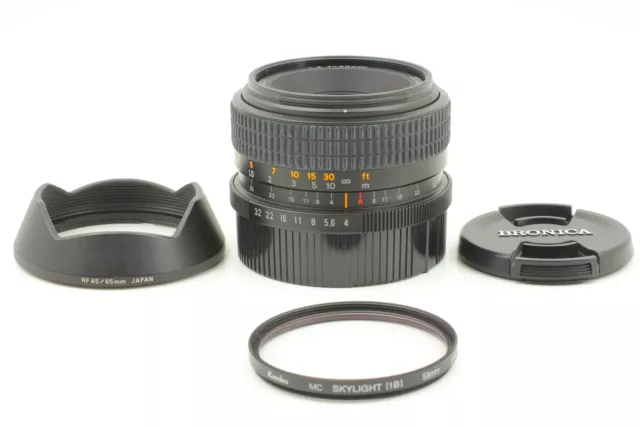 [ près De Mint Avec / Capuche] Zenza Bronica Zenzanon RF 45mm F4 Verres Pour