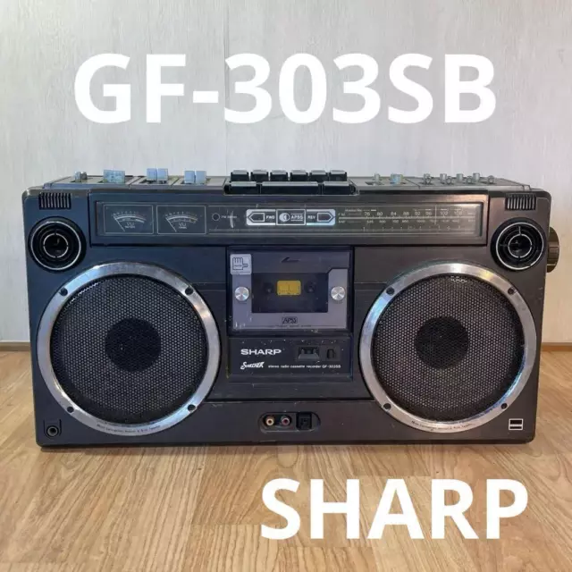 Sharp Gf-303Sb Stereo Tape Recorder With Radio Etc0259 Junk for Parts Untested