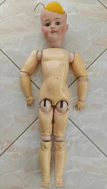 ANCIEN POUPEE DE 38cm GERMANY En COMPOSITION/ BISCUIT Porcelaine ? A