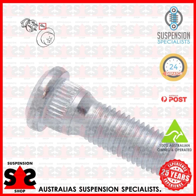 WHEEL STUD SUIT TOYOTA Hilux 2.4 D (LN51, LN56) HILUX IV Pickup (_N5