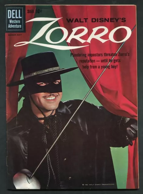 1960 #9 Walt Disney's Zorro Dell Comic Book......fine (6.0)