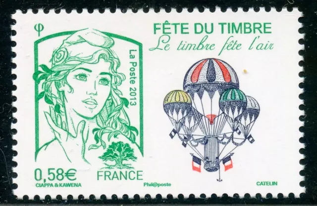 Stamp / Timbre France  N° 4809 ** Marianne - Fete De L'air / Mongolfiere