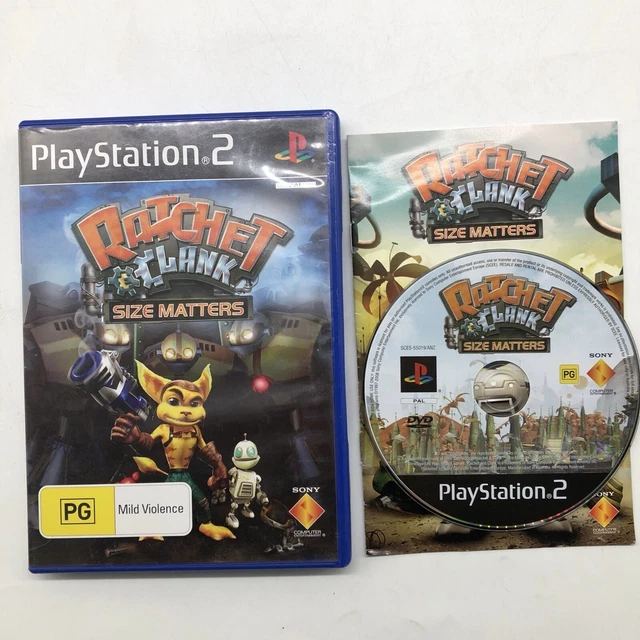 RATCHET AND CLANK Size Matters PS2 Playstation 2 Game + Manual PAL 24d3