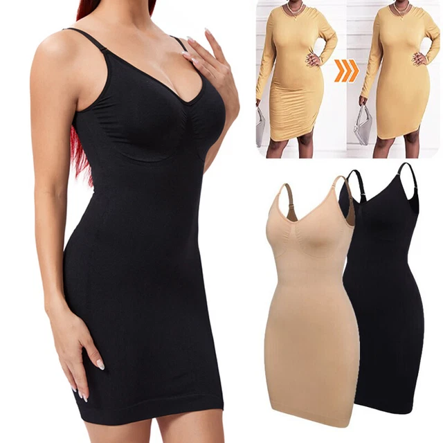 Shapewear Slip Dress for Women Tummy Control Camisole Full Slip Unde