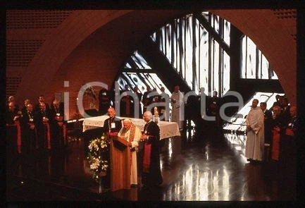 Pope John PAUL II - FRANCIA Cattedrale di EVRY 1997 * 35 mm vintage slide 4