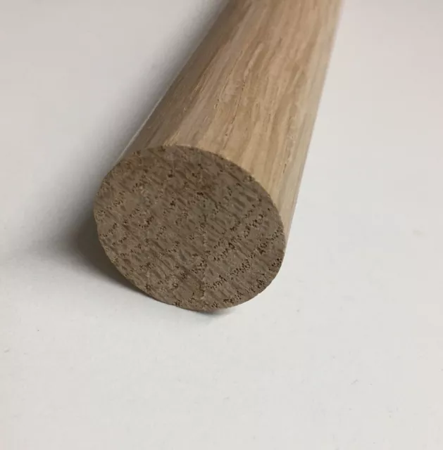 16mm Oak Dowel, 30mm to 1M long, Cut To Length,Oak Coat Pegs, Oak Building Pegs.