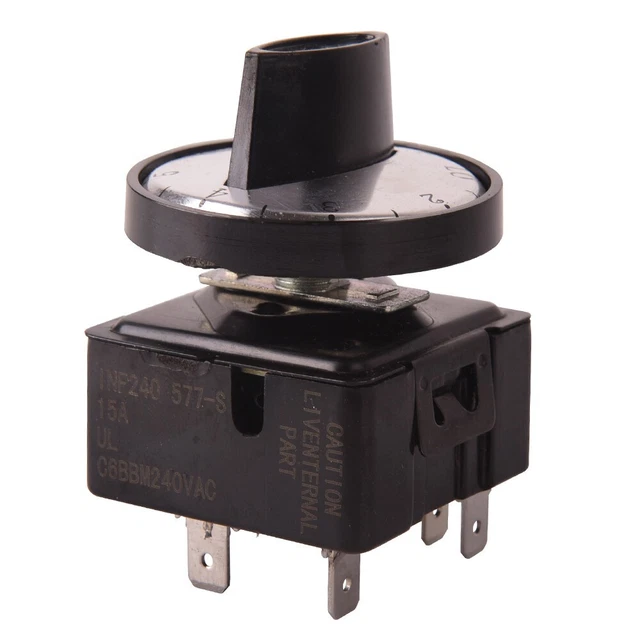 Kit Universale Nero 4 Manopole con Innesto Attacco da 6 / 8 mm