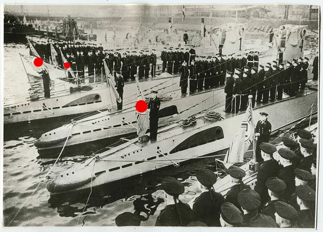 WWII KIEL FOTO UBoot Klasse Typ II A U1 U4 Deutsche Werke