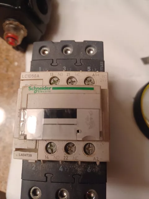 Telemecanique Schneider Electric Tesys Lc1D50A Lad4Rc3U 80A 15 Hp 3 Ph Contactor