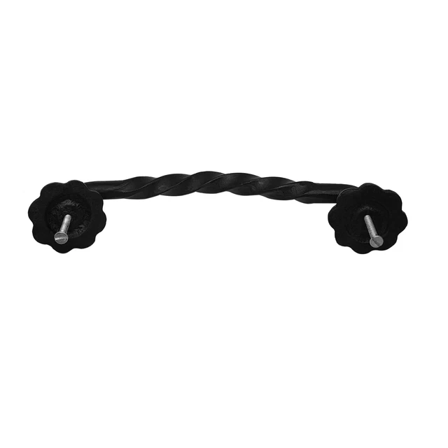 Cast Iron Door Handle Pull Gate Barn Black Handles Antique Style 12 Inch 3