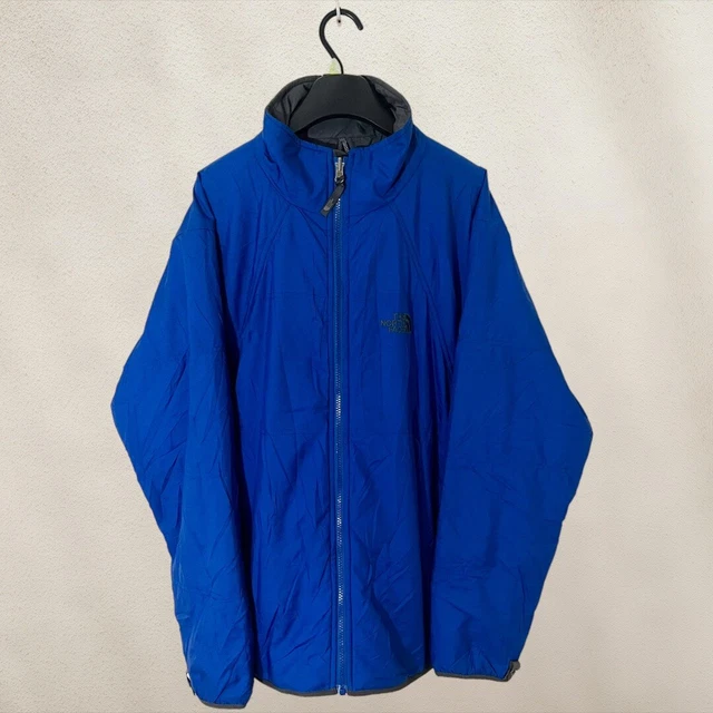 Mens Blue The North Face Insulated Padded Jacket - Size Large (L) W34