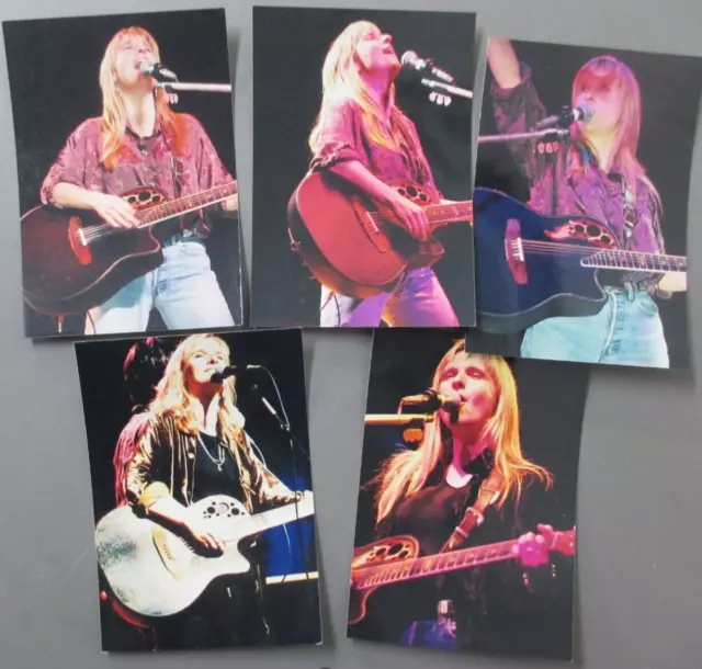 Melissa Etheridge photos color concert 3 1/2" X5" Pro Shot FIVE photos