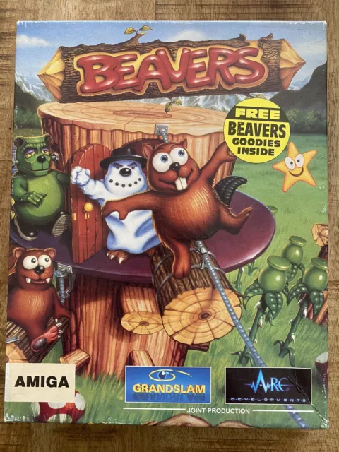 Beavers für Commodore Amiga 500 OVP + Disketten + Handbuch