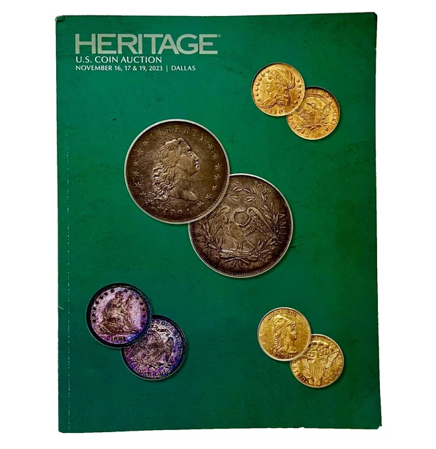 Heritage US Coin Auction Catalog 2023 Collections US Coins Tokens Medals #1366
