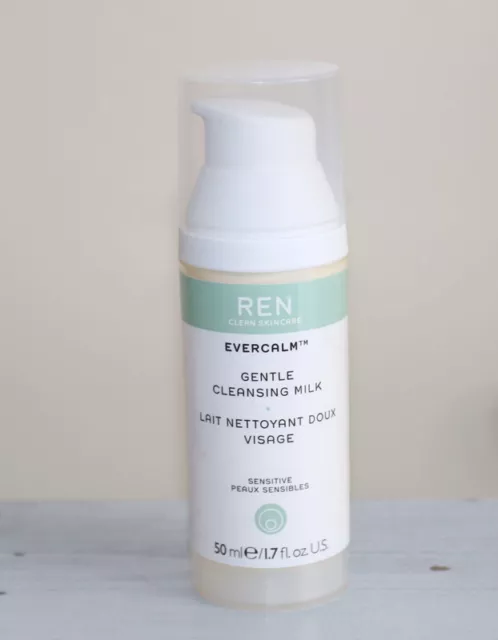 REN Clean Skincare Evercalm Gentle Cleansing Milk, 50 ml, neu und unbenutzt