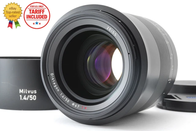 NEAR MINT] CARL ZEISS Milvus 50mm f1.4 ZE Lens for Canon EF mount