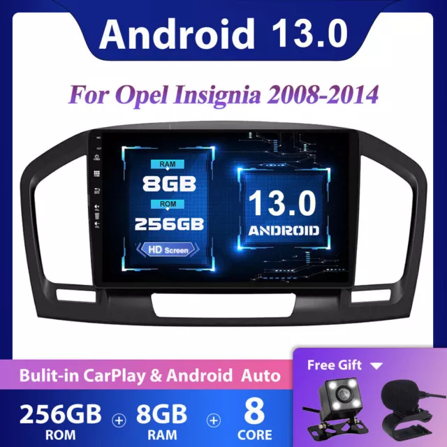 FÜR Opel Insignia 2008-2014 Autoradio Android 13 GPS Navi CarPlay CANBUS 8G+256G