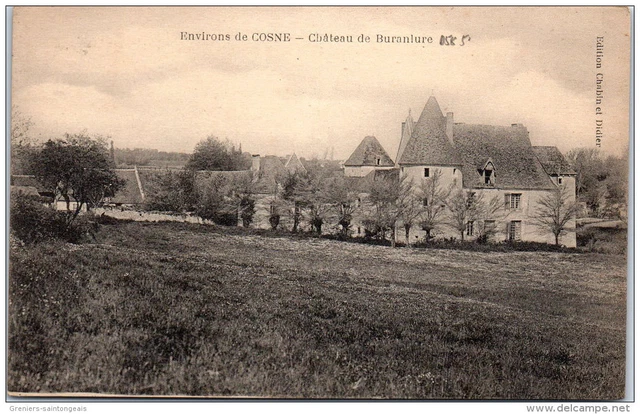 58 COSNE - aux environs, le CHATEAU de Buranlure