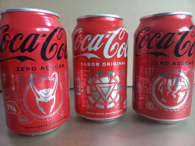 Latas Vacias Coca Cola Coke Marvel Studios Loki Capitan America Black Panther 3