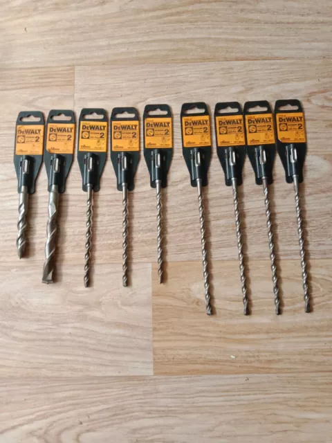 Lot De 9 Forets Béton Dewalt Extreme2-4DT9531-3DT9530-1DT9587-1DT9578