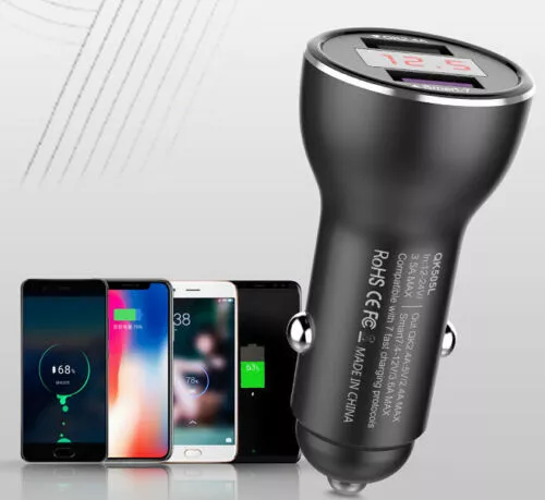 SuperCharge Fast Car Charger QC3.0 For Huawei Mate 10 P20 Pro Nova Honor Note 10 2