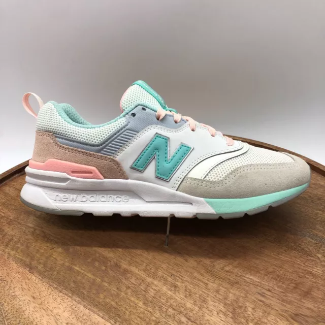 New Balance Womens (CW997HBA) (Seasalt/Tide Blue/Pink) 997 Classic Womens size 6