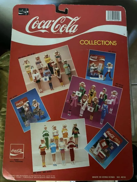 1986 Barbie Coca Cola clothes 11 1/2 inch Aerobic Fashions Accessories