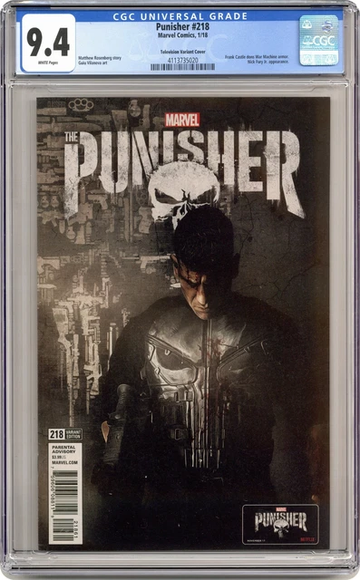 Punisher #218E TV Variant CGC 9.4 2018 4113735020
