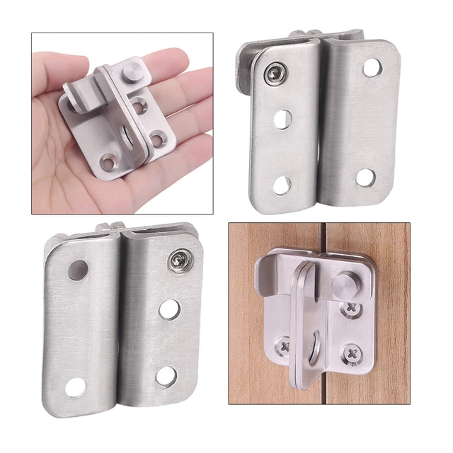 2 Kindersichere Tür Gleitbolzen Sicherheitstürschloss Hardware- Schnalle
