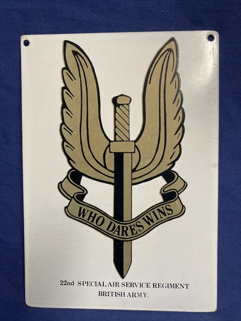 SAS SPECIAL AIR Service Who Dares Wins Special Forces Metal Aluminium Plaque 328 £ - PicClick UK SAS SPECIAL AIR Service Who Dares Wins Special Forces Metal Aluminium Plaque 328 £ - PicClick UK