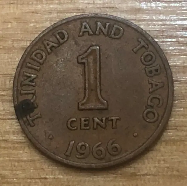1966 TRINIDAD  AND  TOBAGO   1 cent PF7/2