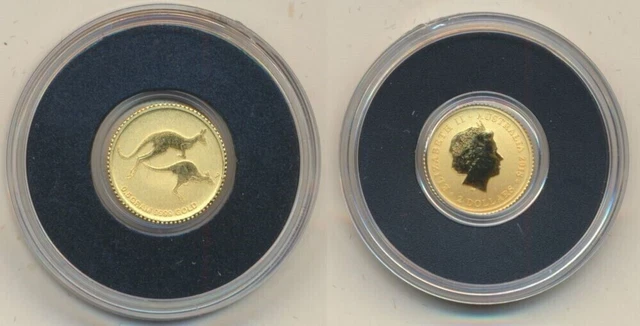 Australia: 2018 $2 Kangaroo 0.5g 999 Gold UNC