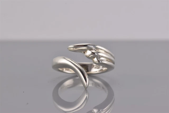 Stile moda 2025 3 di loro Oro Argento Metallo Minimalista Lucido Ampio