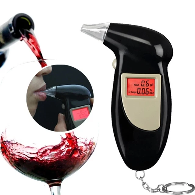 Professional Alcohol Tester Professional Breath-Alcohol Tester LCD Digital