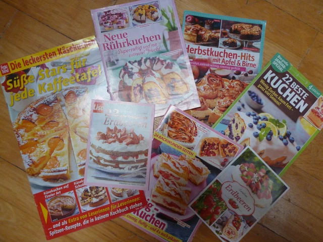 7 ZUSATZHEFTE...1 TEIG-20 Kuchen, Neue Rührkuchen-super saftig ...