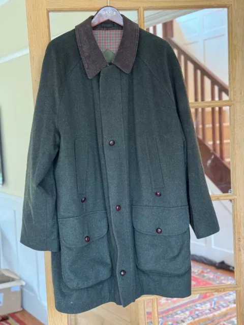 BARBOUR LODEN WOOL Jacket Tweed Hunting Coat Size 48 Shooting Wool £50. ...