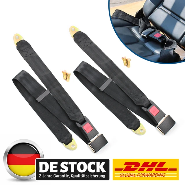 Original Sicherheitsgurt E24 Beckengurt 2 Punkt Statik Stapler - Foto 9