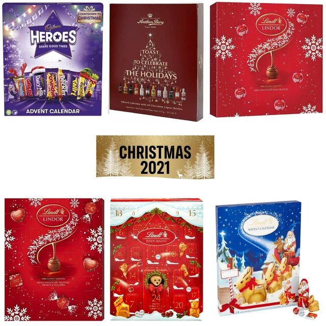 LINDT LINDOR ADVENT Calendar 2021 Teddy Cadbury Anthon Berg Christmas