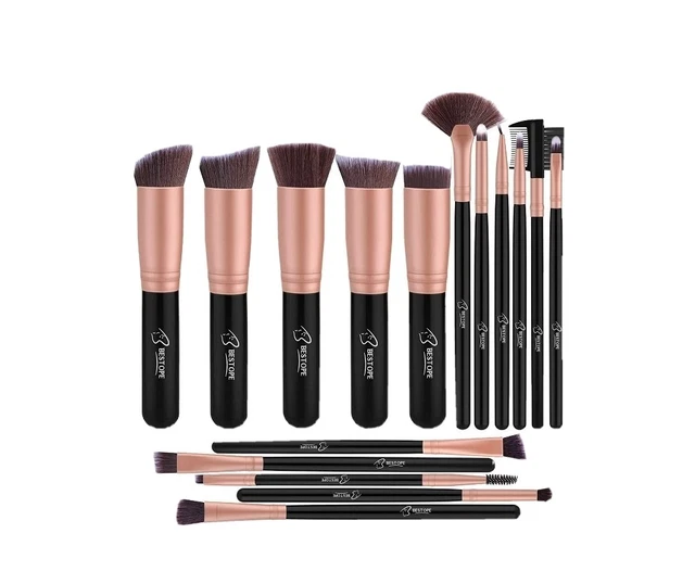 Pennelli Make Up BESTOPE Pennelli per il Trucco Set di 16 Pennelli per il Mak...